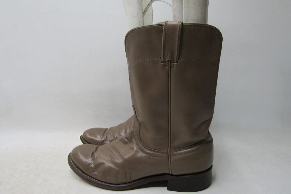 Laredo Mens Size 8.5 D Brown Leather Roper Cowboy Western Boots